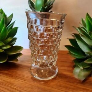 Vintage Whitehall Colony Cubist Indiana Glass Set Of 6